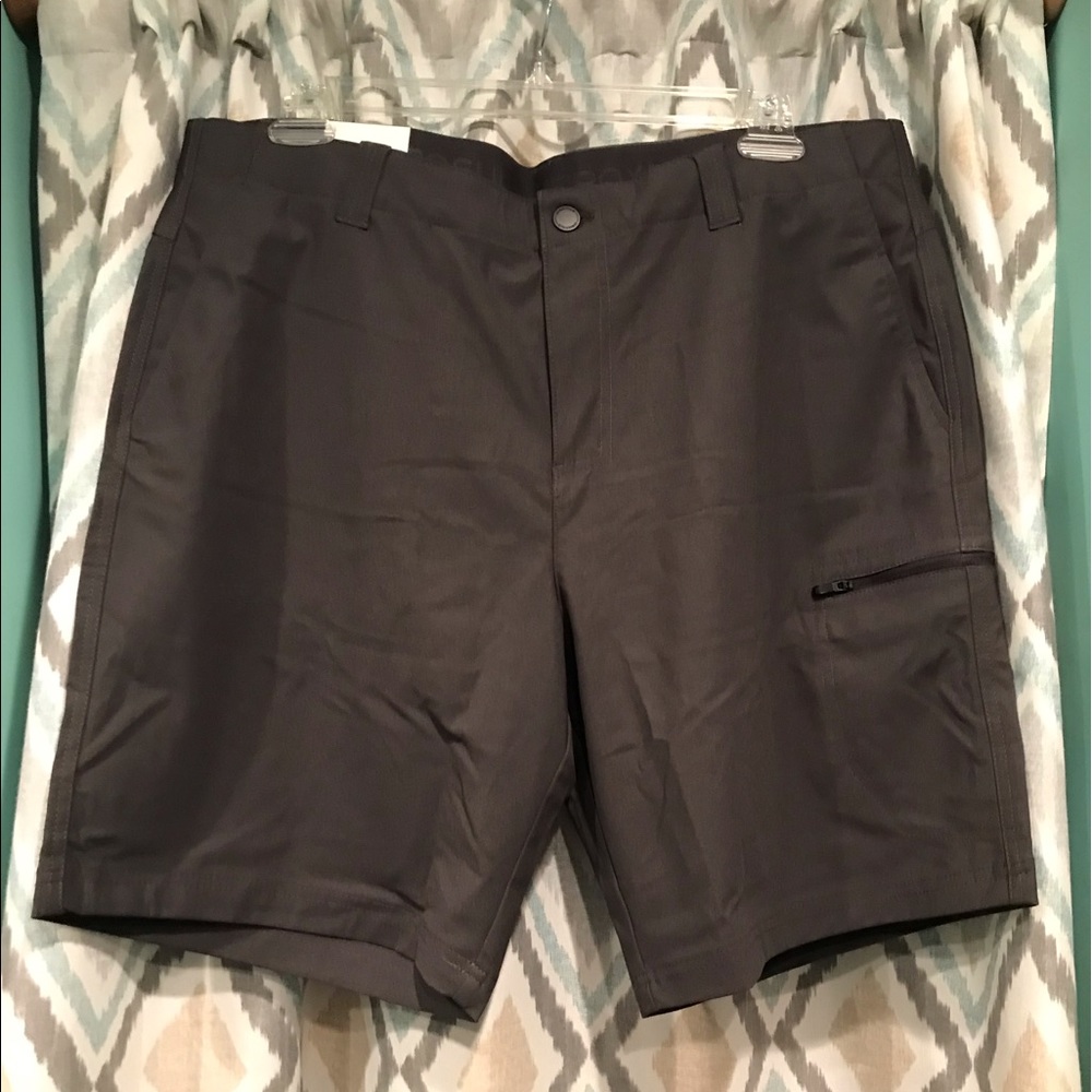 Zeroxposur Brand New Mens Shorts Zipper Closure Front Back Pockets Sz 40 Gray